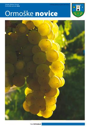 Ormoške novice september 2025